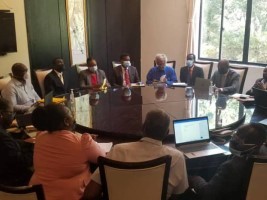 Première réunion élargie du cabinet du Ministre Manigat