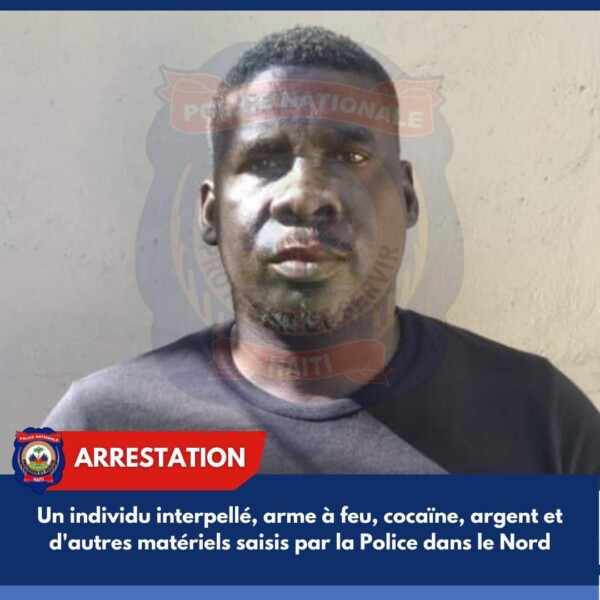 Haïti/Sécurité: Un trafiquant de drogue appréhendé avec "200gr" de cocaïne, 1,5 kg de marijuana au Cap-Haitien par les policiers du BLTS