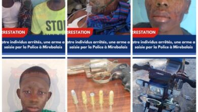 Haïti/Sécurité: Quatre (4) individus arrêtés, une arme à feu saisie par la Police à Mirebalais